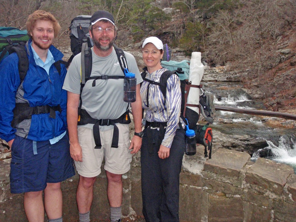 Falls The gang at Little Missouri Falls.
