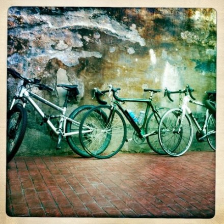 juanitas wall Stone Bike Rack