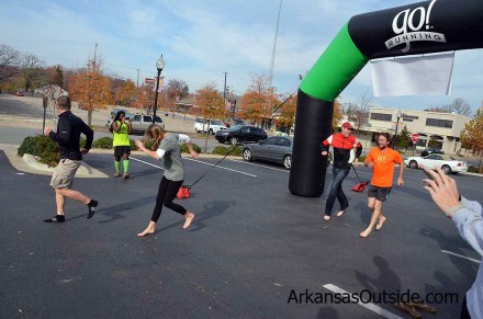 2012-11-22_1774 An impromptu backwards, barefoot run during the after party.