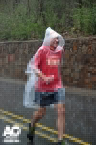 It rained....