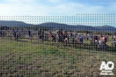It's a mountain bike race, what's with all the running?