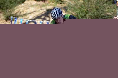 I don't think he even saw me, finish line was just behind me and he had a goal.