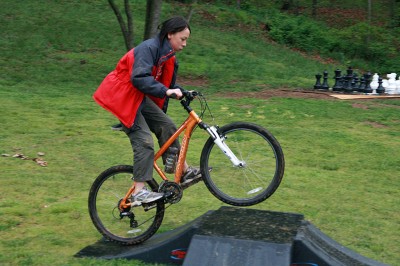 Braden getting some air.