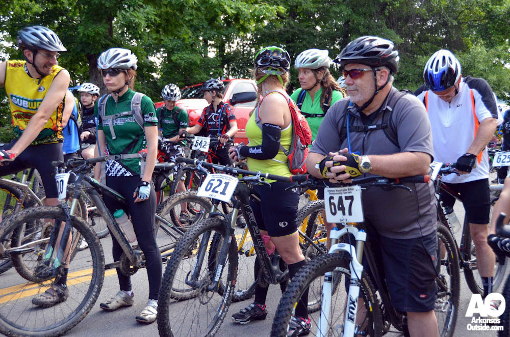 Starting line nerves.