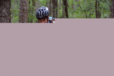 Pushing through some downhill.