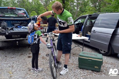 Pre-race fuel.