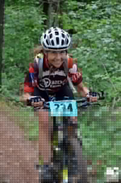 Nothing sells mountain biking like Sue Hawkins' smile.