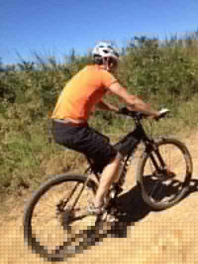 Climbing later in the ride.