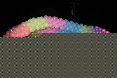 They even had balloons.