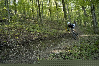 Enders Fault Mountain Bike Trail, Woolly Hollow State Park, Greenbrier, AR (Arkansas Department of Parks and Tourism)