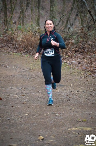Enjoying another Mt. Nebo Trail Run.