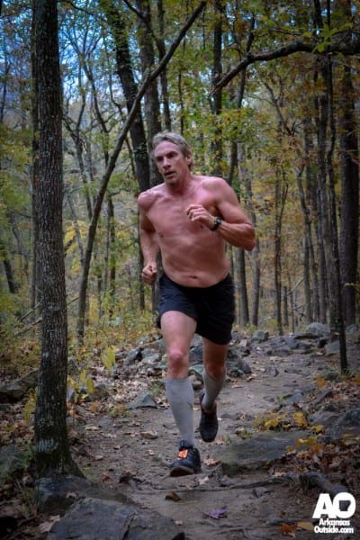 Tarzan on the Race the Base Trail Run.