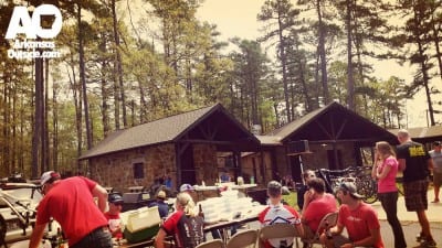 An after ride photo at Camp Ouachita.