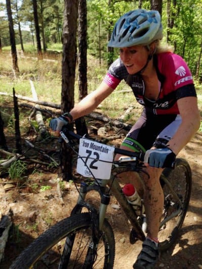 The author on trail. Photo Provided by Bob Black-Ocken