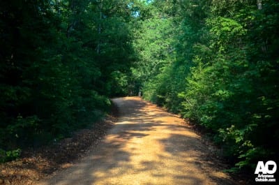 A final, brutal, hill on Wilcox Road.