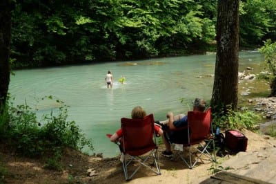 Or just take a dip in the river.