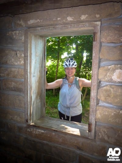 Framed at the well house.