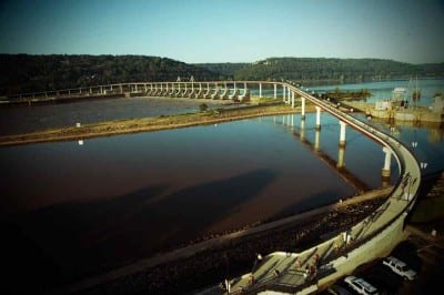 The Big Dam Bridge in Little Rock.