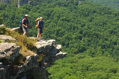 North Rim Trail, Mount Magazine State Park. (Photo by ADPT)