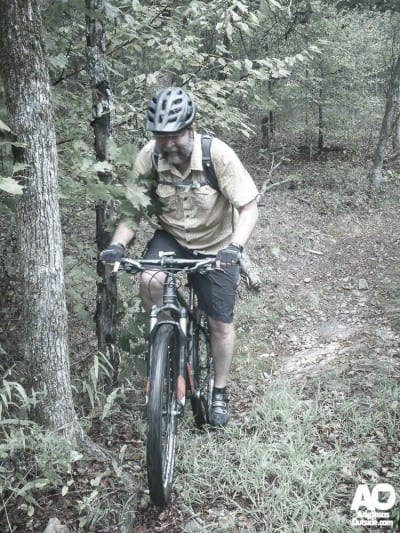 Finding the line on a climb out of a drainage.