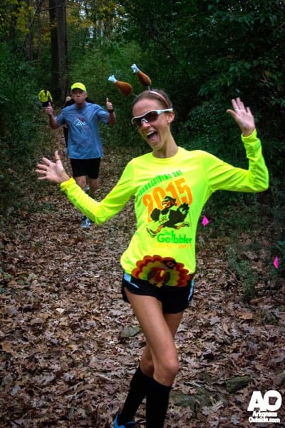 This trail is a real turkey...and that's a good thing.