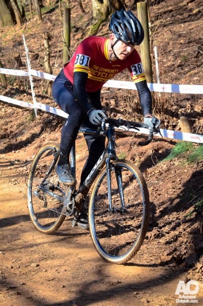Steve heading to Bonk Breaker Hill.