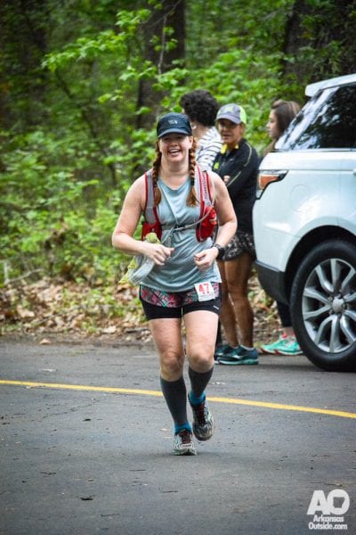 Tina finishes her first 50 miler.