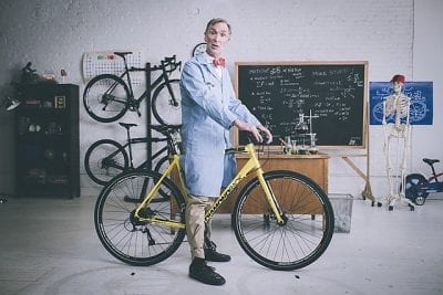 Bill Nye, how to ride a bike.