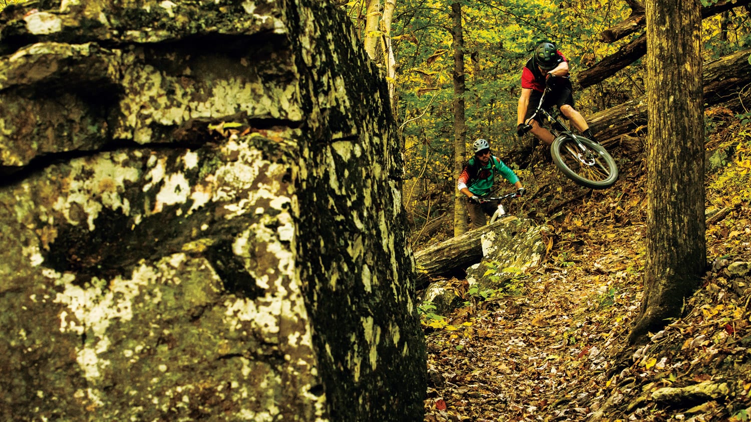 Riders: Woody Woodruff and Chris Crone Location: Upper Buffalo Trail