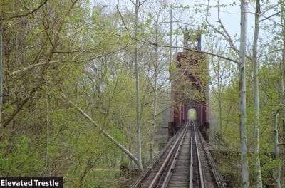 Trestle along the future Delta Heritage Trail.