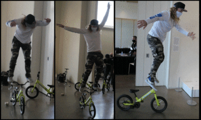 Some people just don't know how to ride a bike.