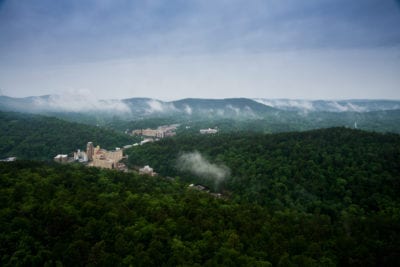 View from the Hot Springs Mountain Tower