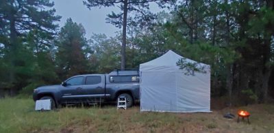 Toyota Tacoma with Canopy