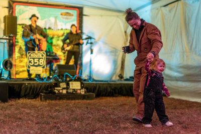 Dancing to Route 358. Photo courtesy of Kate Austin Photography