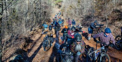THe first wake up call comes just 1/2 a mile into the ride. Photo courtesy of Kate Austin Photography