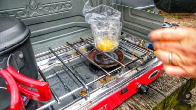 Egg in a bag.