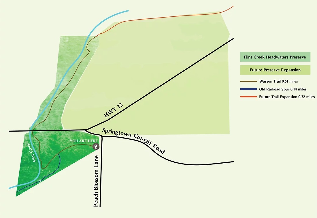 Flint Creek Map