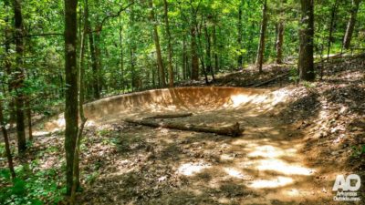 One of the many berms