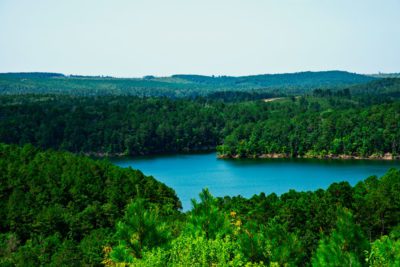 Nearby, Lake Greeson.