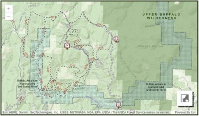 Buffalo Headwaters Area Map