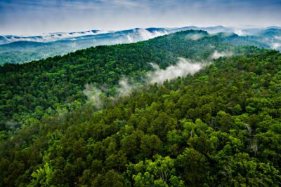 Ouachita Mountains near Hot Springs.