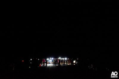 The starting line.