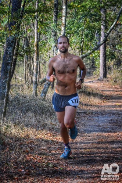 Daniel Evans of Searcy, AR. First Place men's and overall winner, 2 hours 19 minutes.