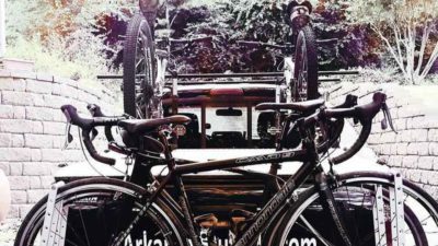 Four bikes on a truck