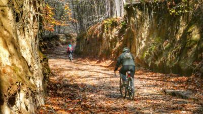Riding through the Sunken Roads