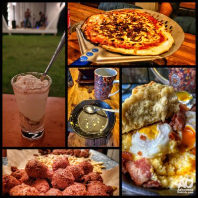 A sample of the food offerings throughout the weekend.