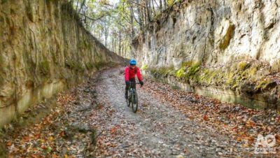 THe sinking road south of Forrest City.
