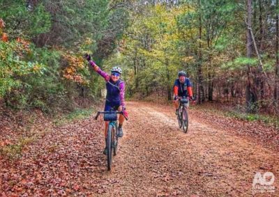 Just riding on a country road.