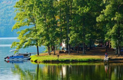 Lake Catherine is a popular camping park