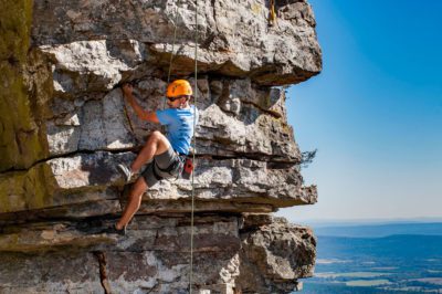 Climbing at Mount Magazine State Par(Photo courtesy of ADPHT)